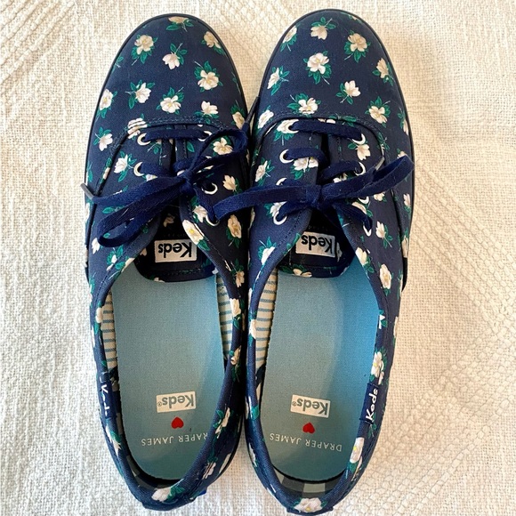 Draper James x Keds Shoes in Navy Floral Size 7 - Picture 4 of 10